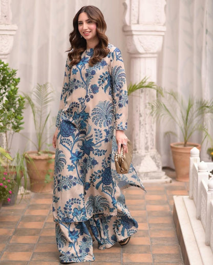 Swiss Monar Lawn fabric suit 3 piece summer collection.