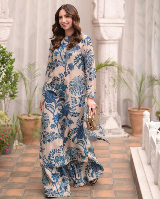 Swiss Monar Lawn fabric suit 3 piece summer collection.